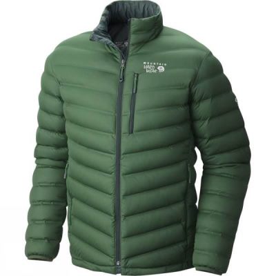 Plumas Mountain Hardwear Stretch Hombre - Verde - Chile WFA729813